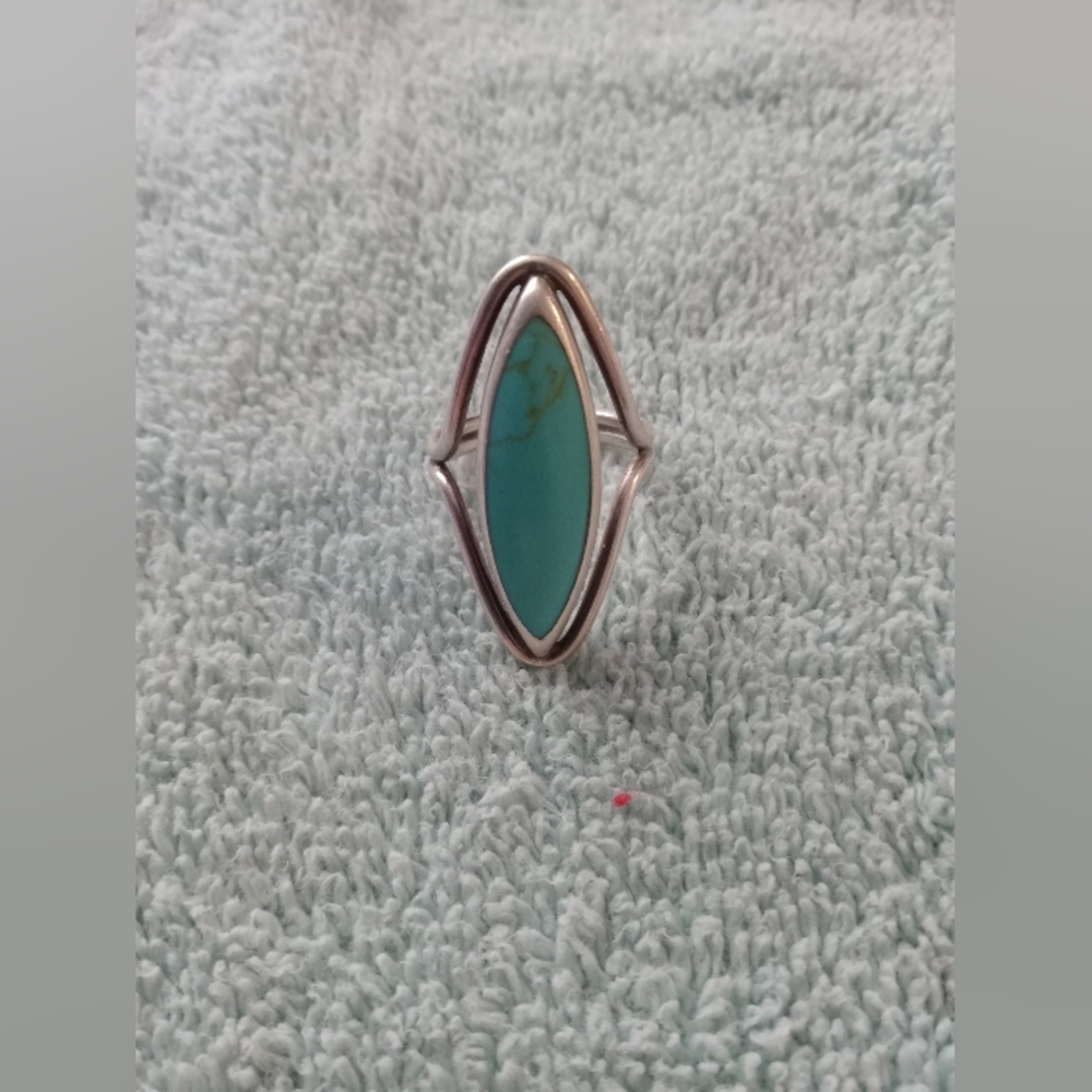 925 Sterling silver turquoise ring